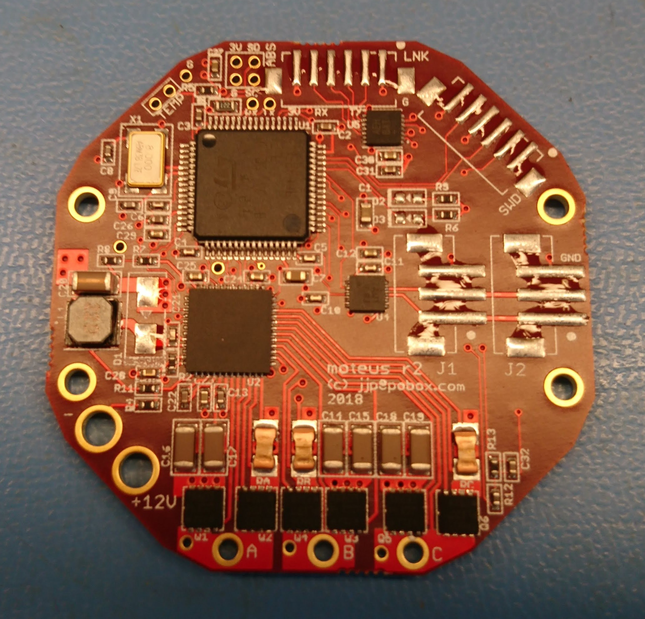 PCB as received from Macrofab