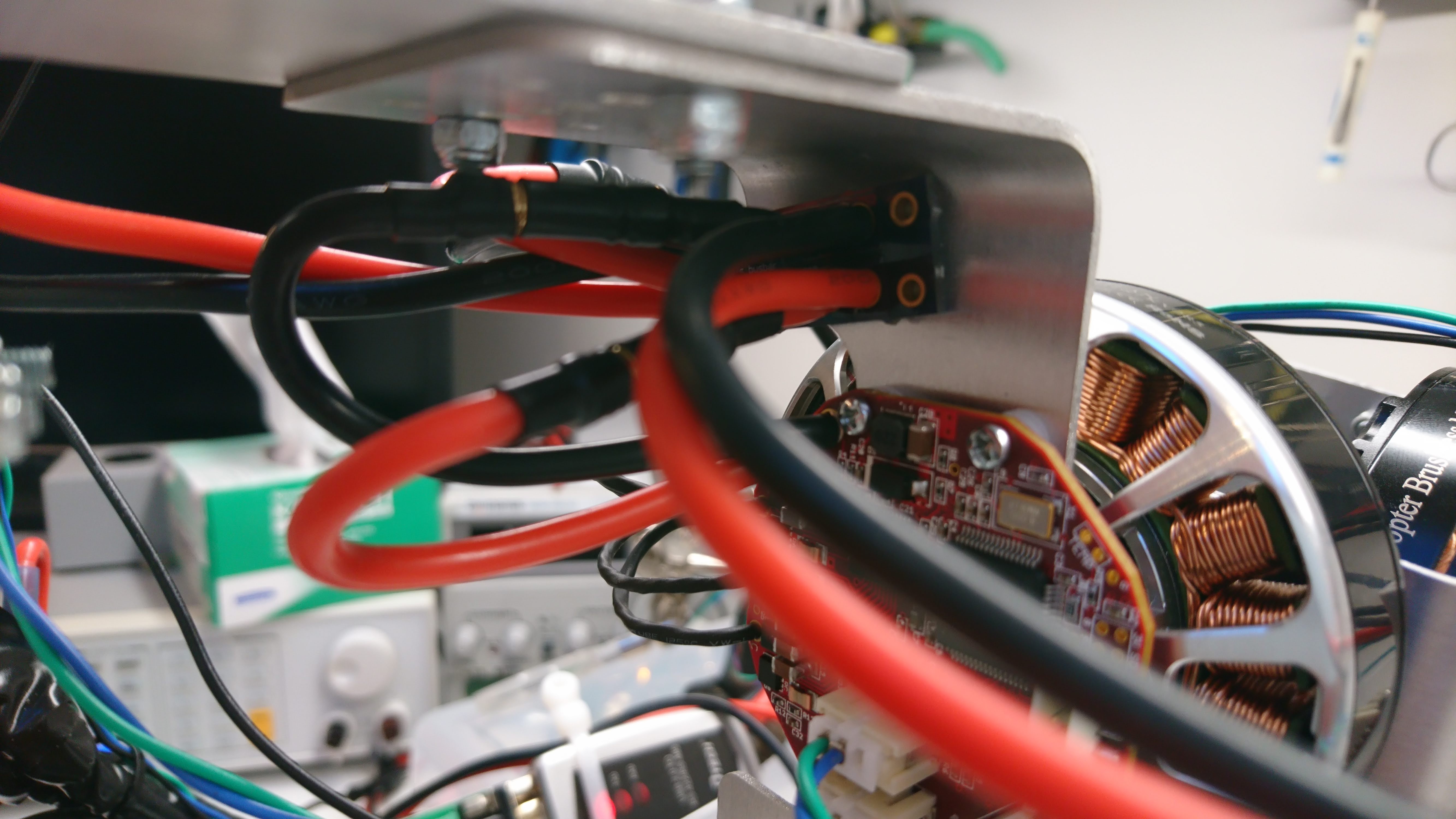 busbar installed in actuator