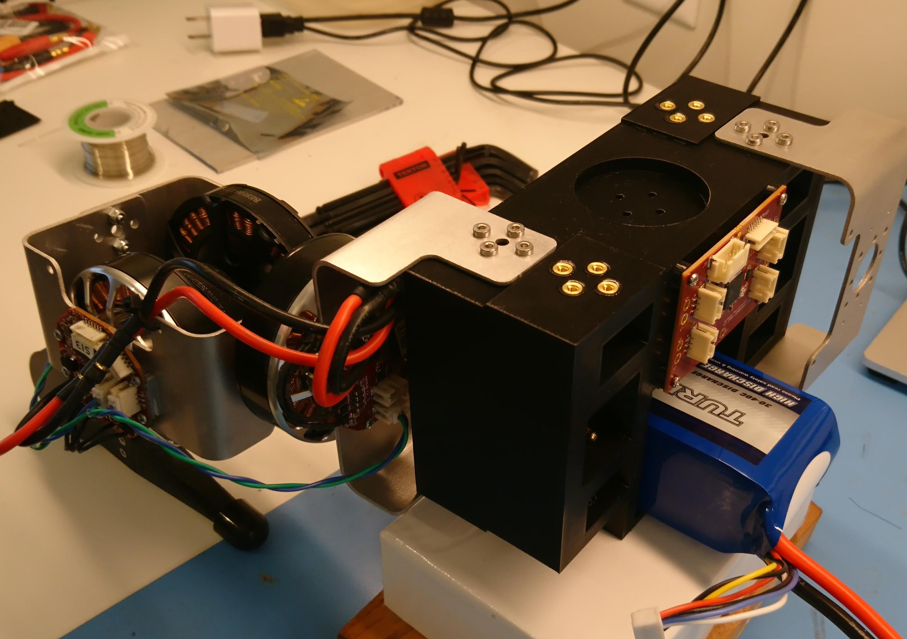 Quadruped Chassis Test Fit