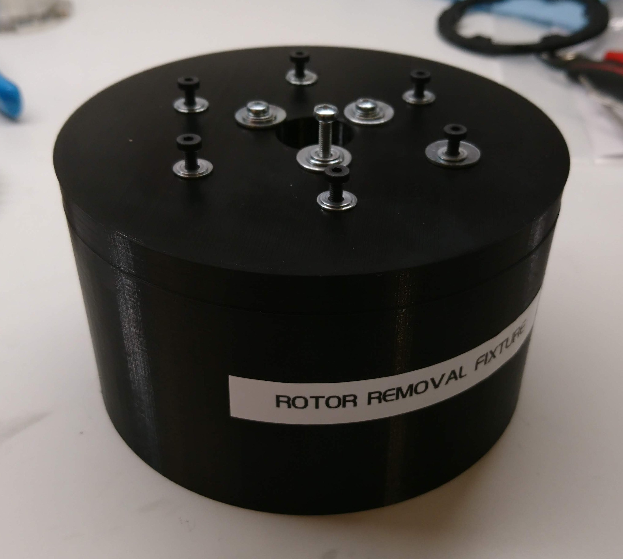 Rotor removal fixture