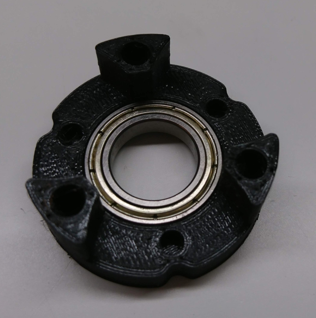 Input bearing in planet input