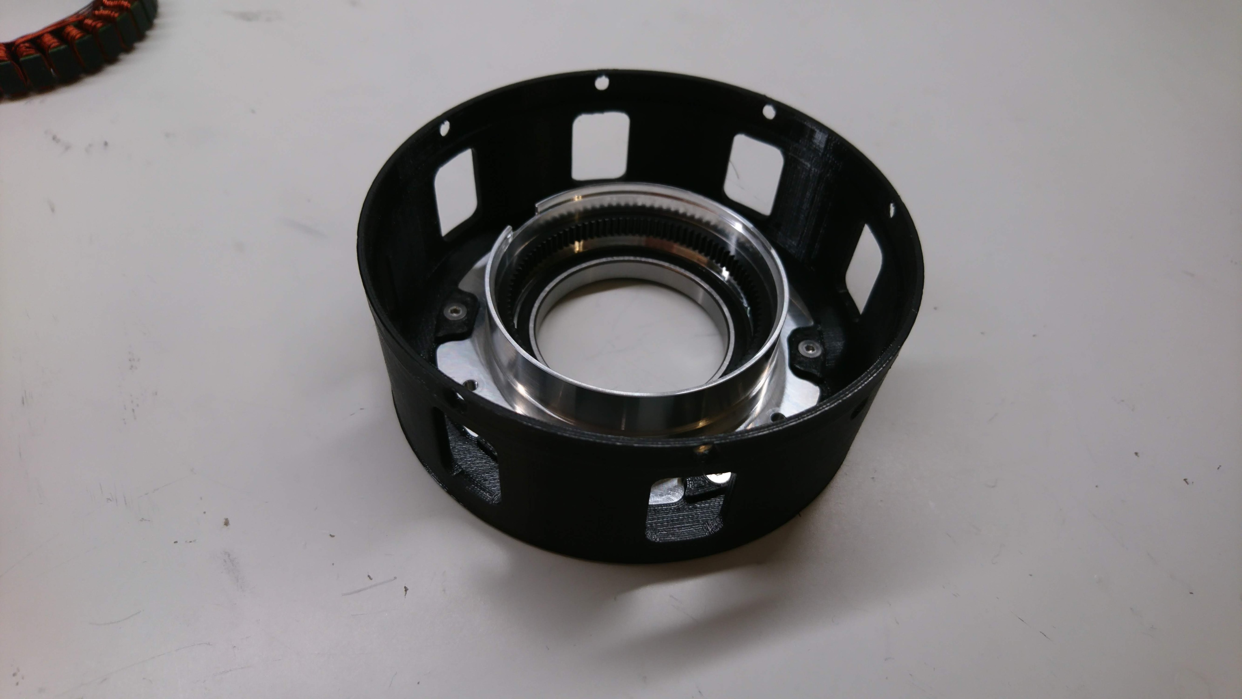 Outer housing fastened