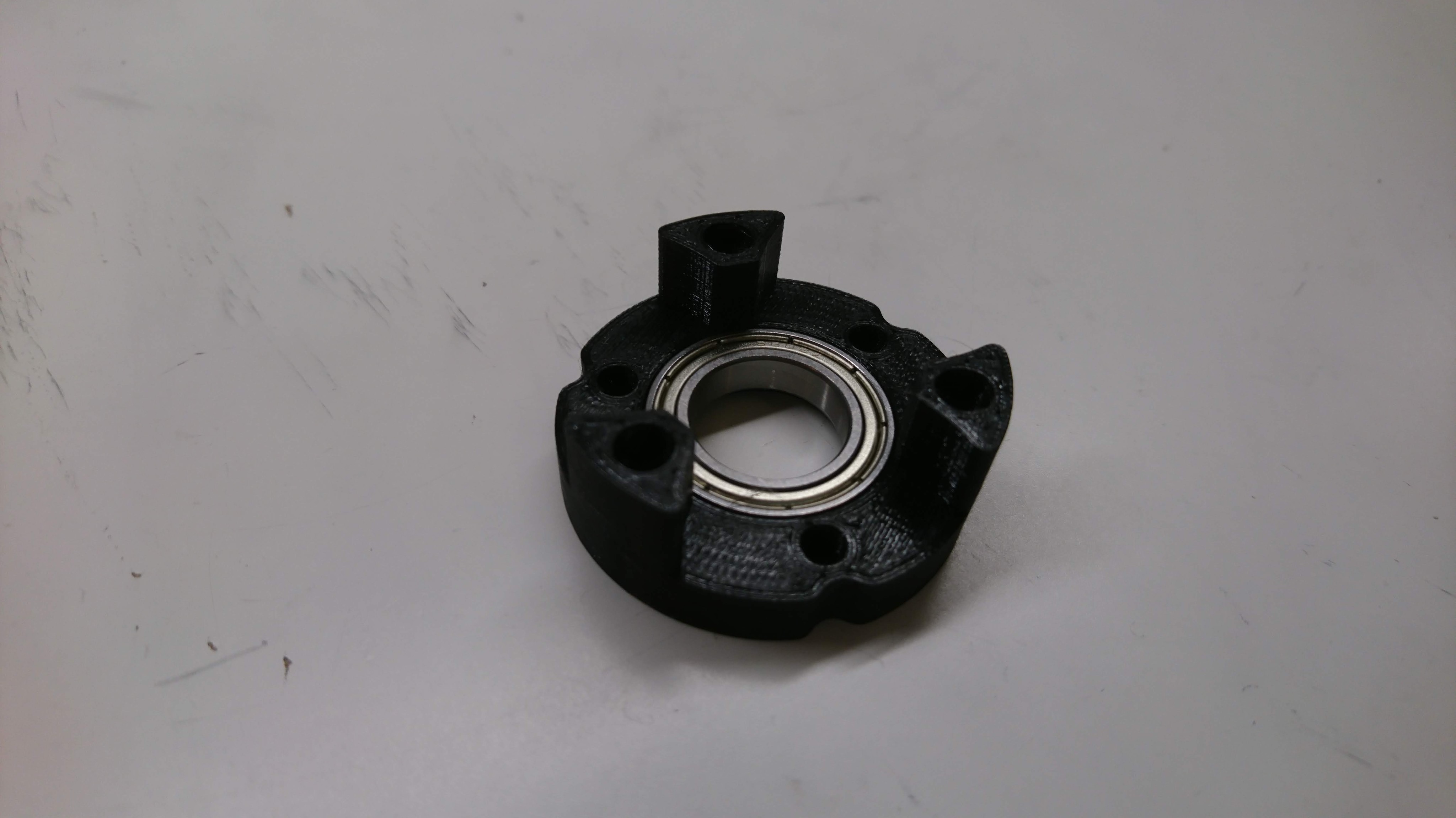 Input bearing pressed into planet input