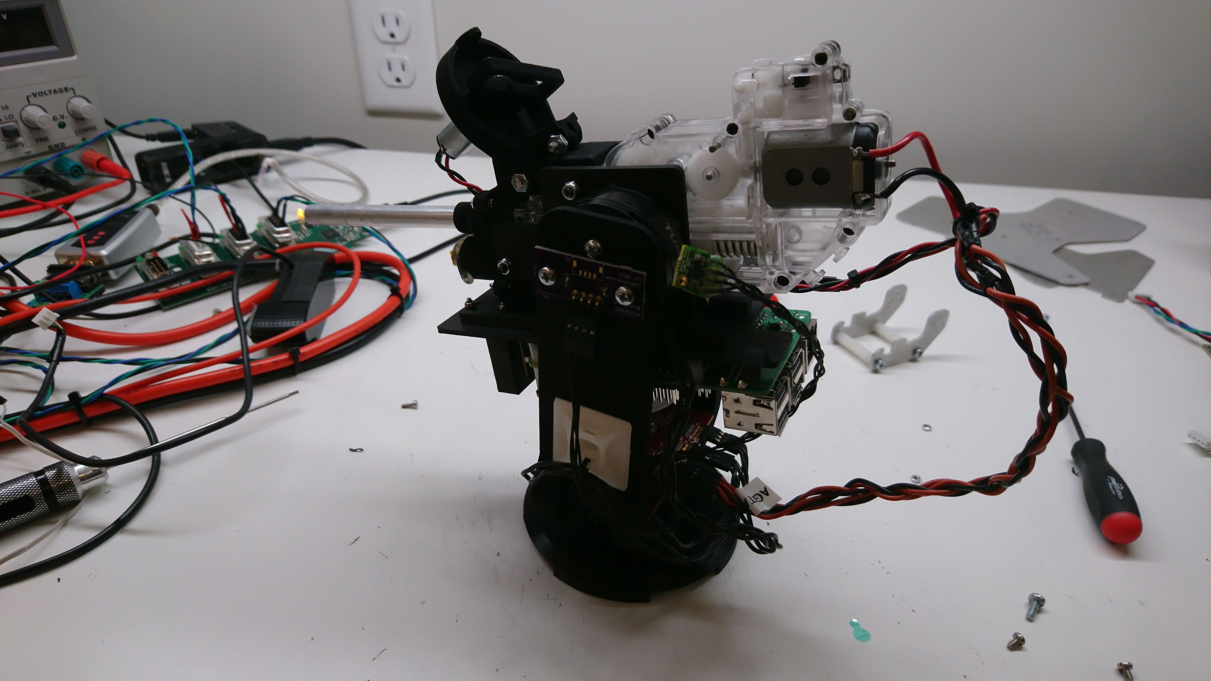 Fully assembled turret