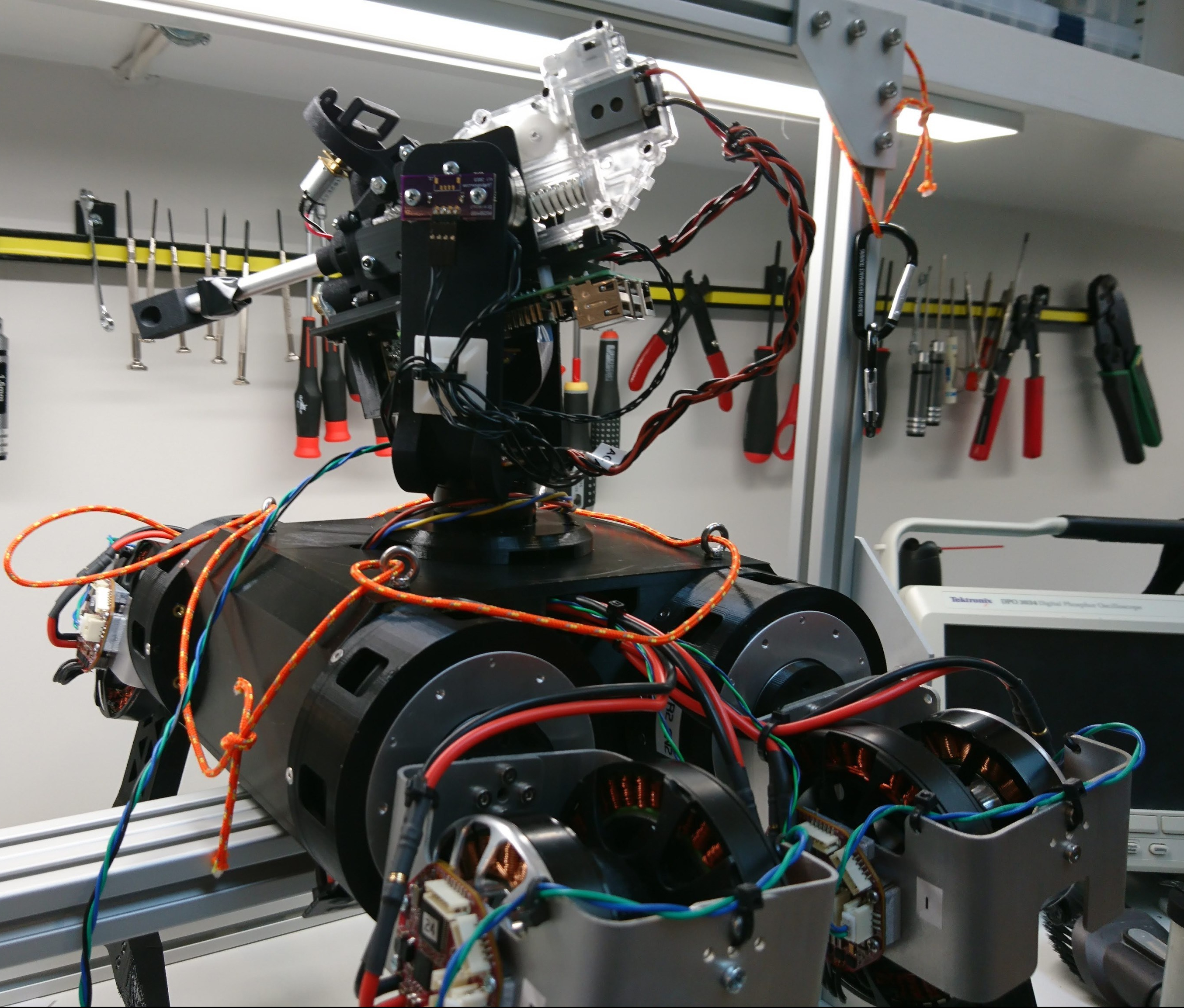 Turret mounted on chassis