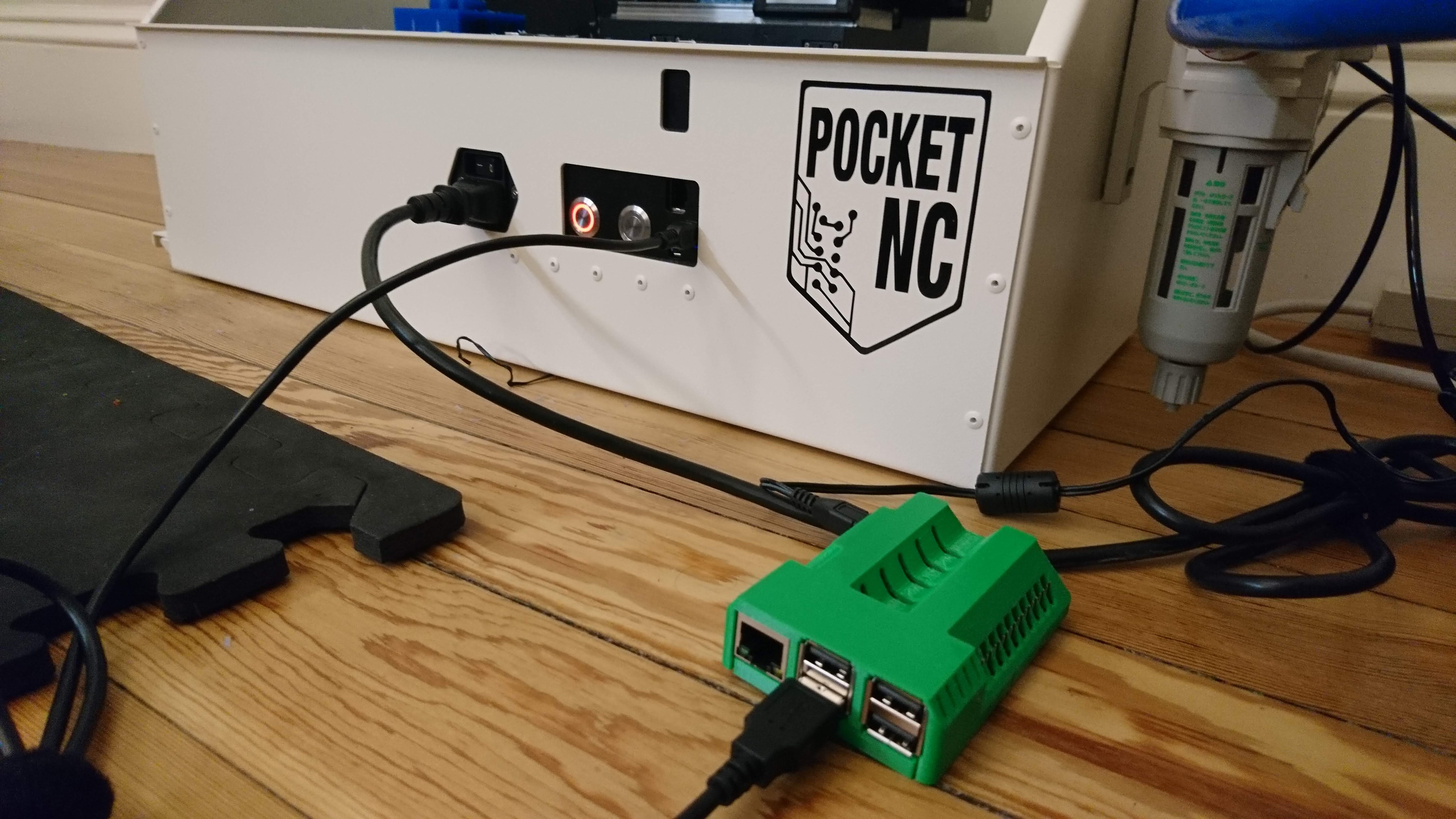 Raspberry Pi forwarding network traffic to the Pocket NC
