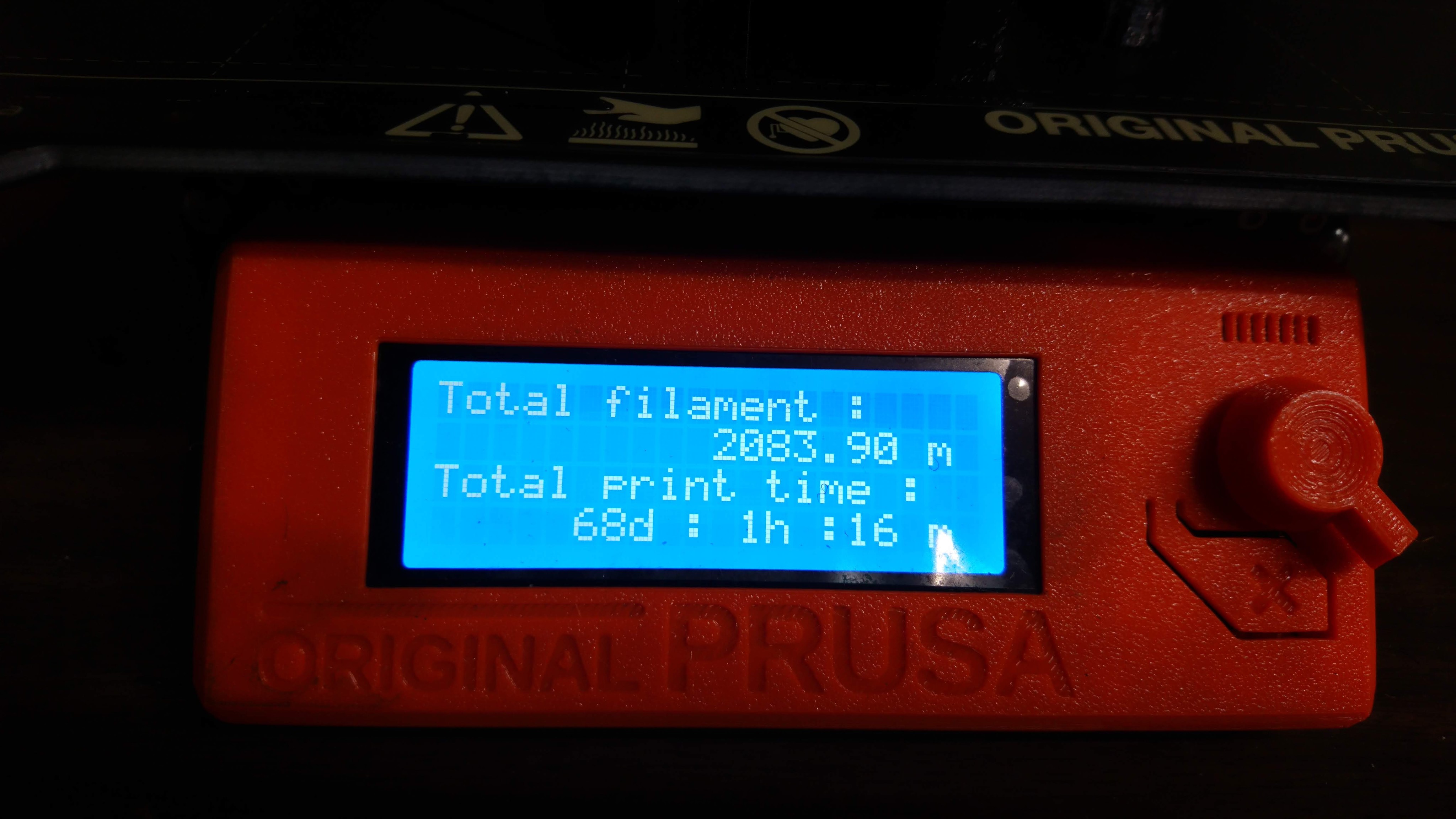 2 kilometers of filament!