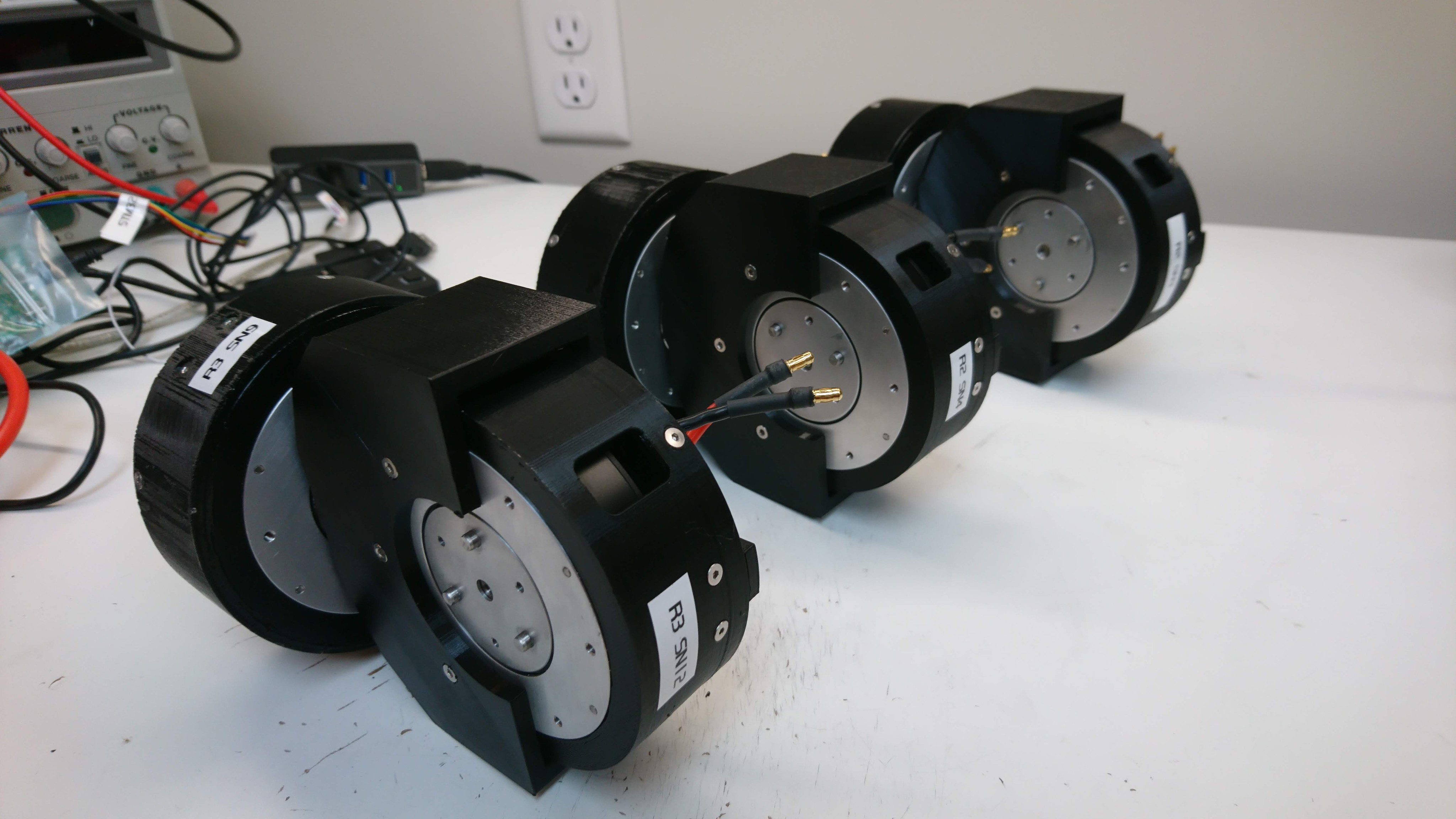 Upper leg joints mounted