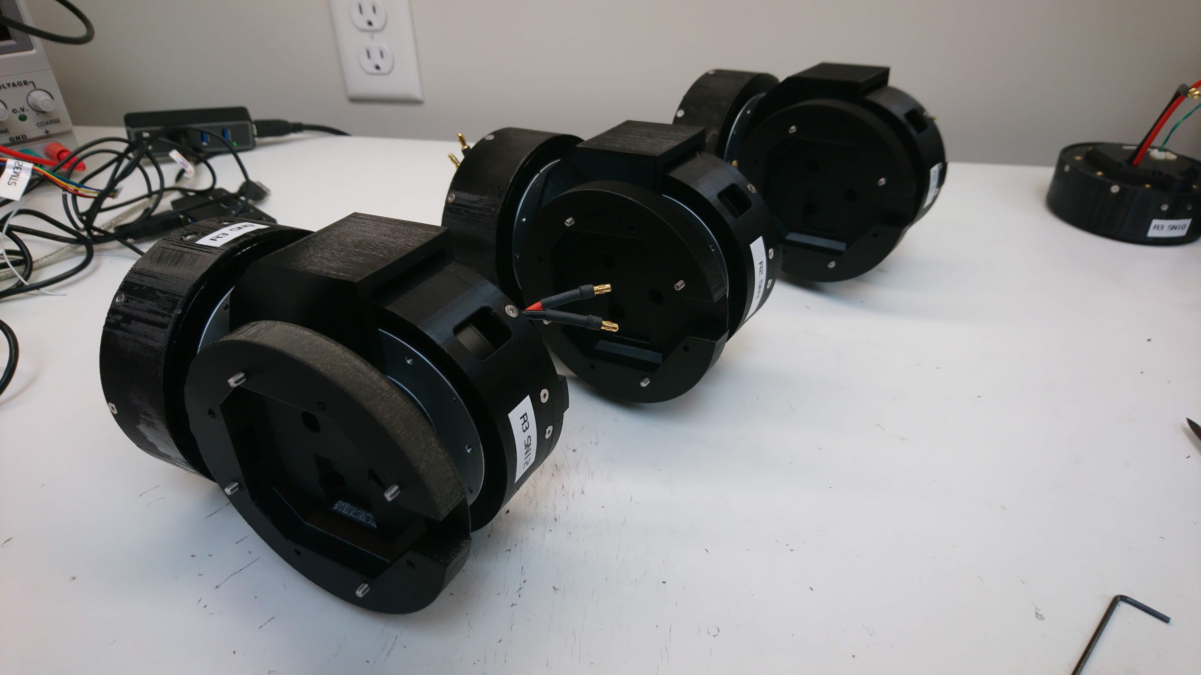 Lower leg joints mounted