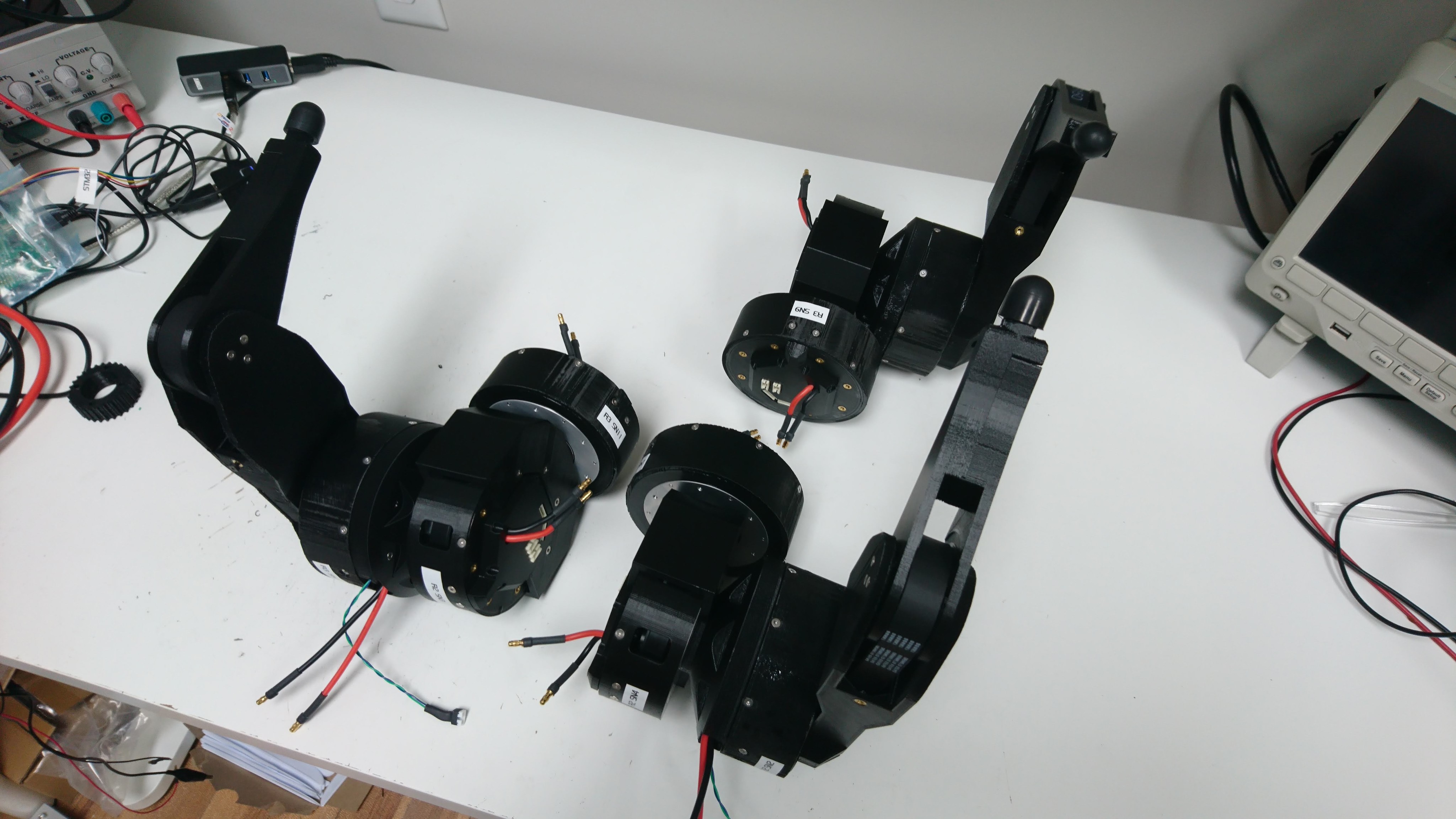 All three remaining legs built