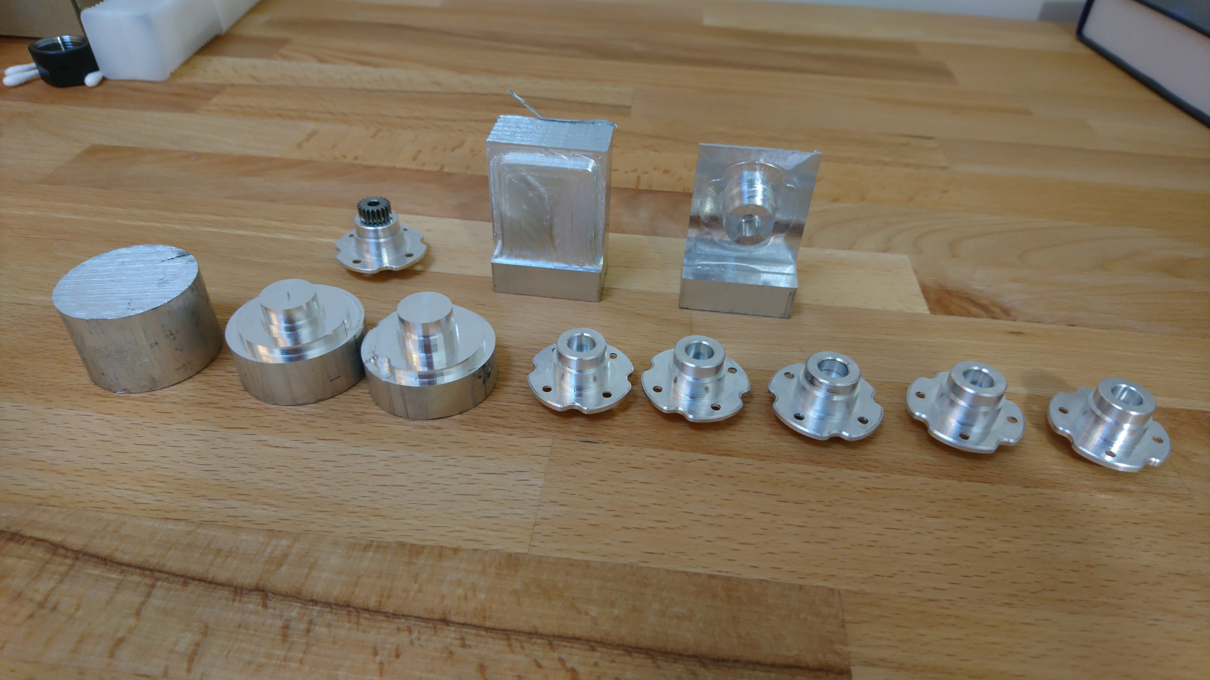 My various experiments, single op in back, multi-op in the front