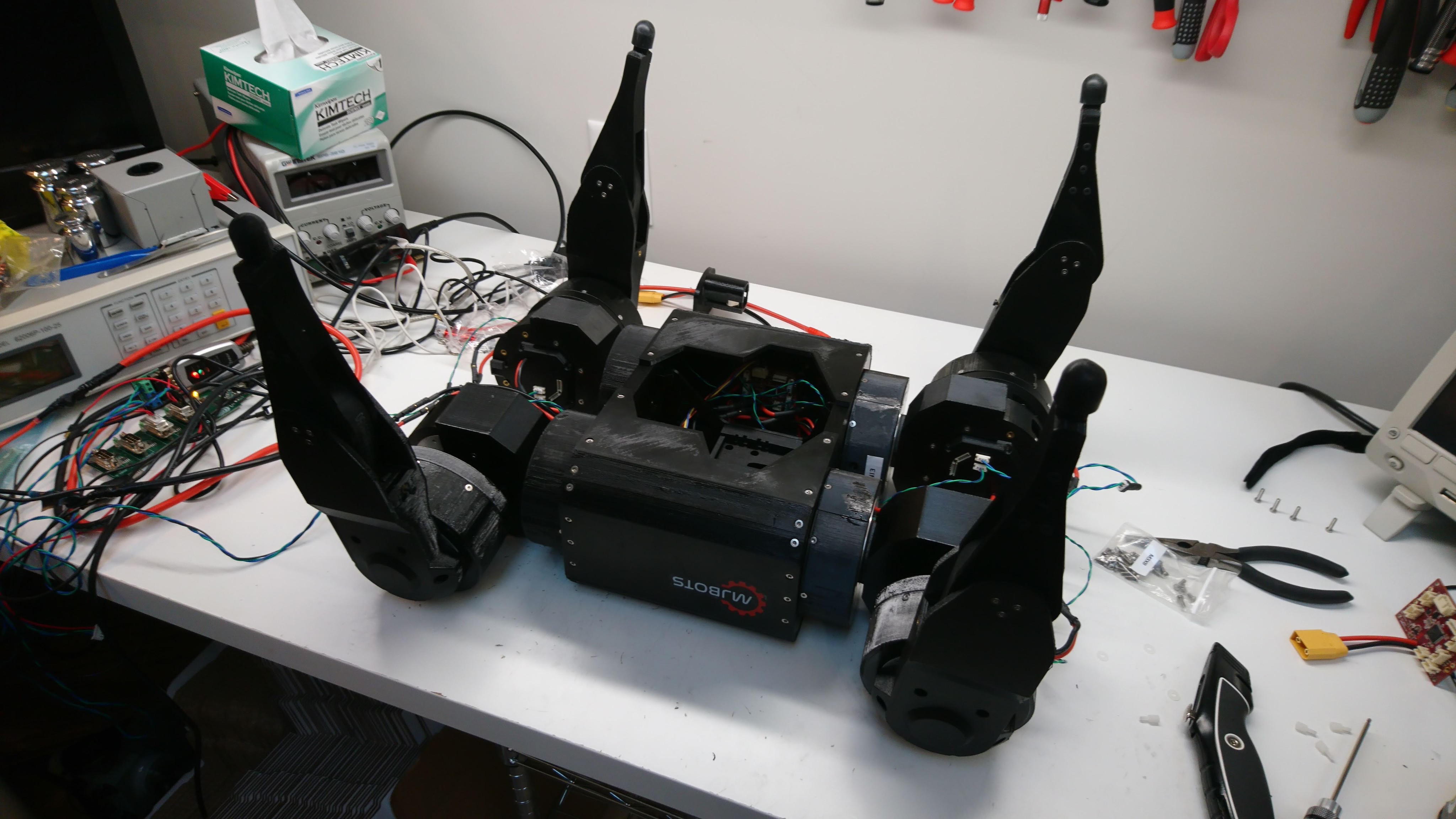 Bottom plates installed