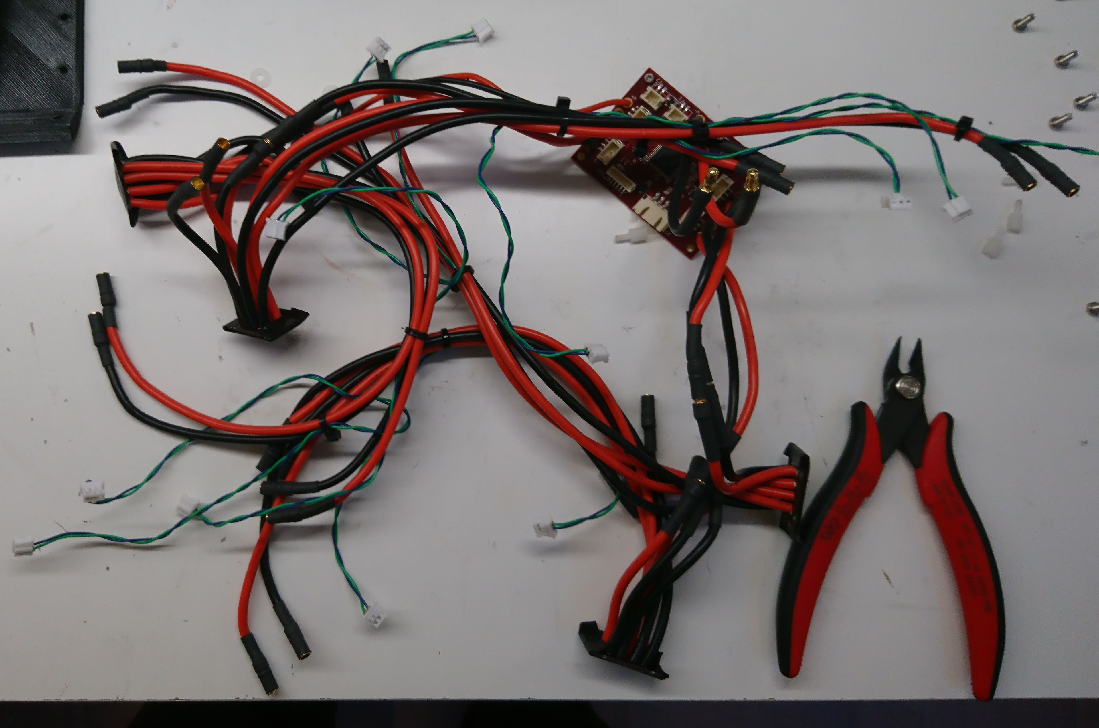 All the wiring extracted