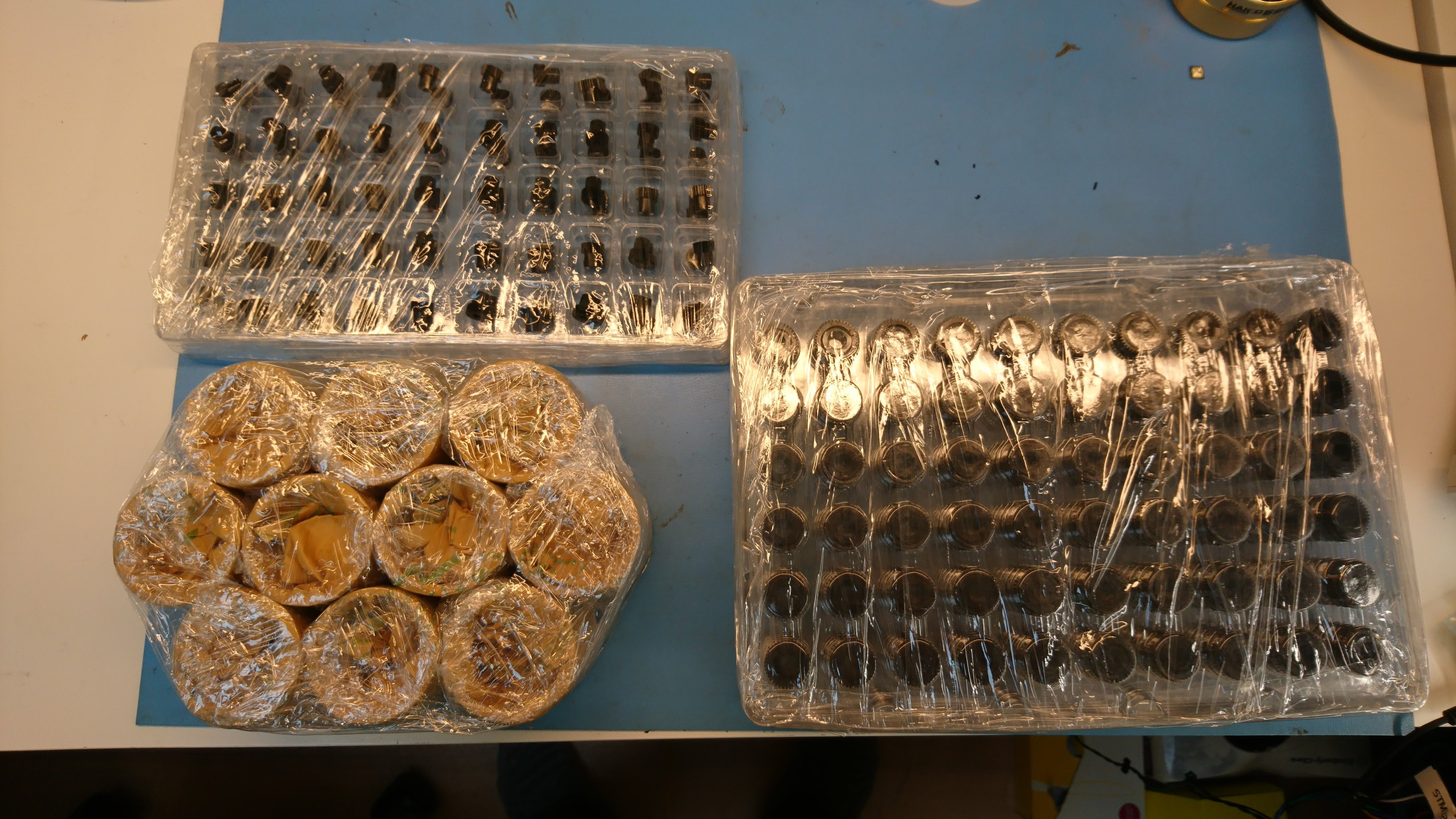 A lot of custom gears