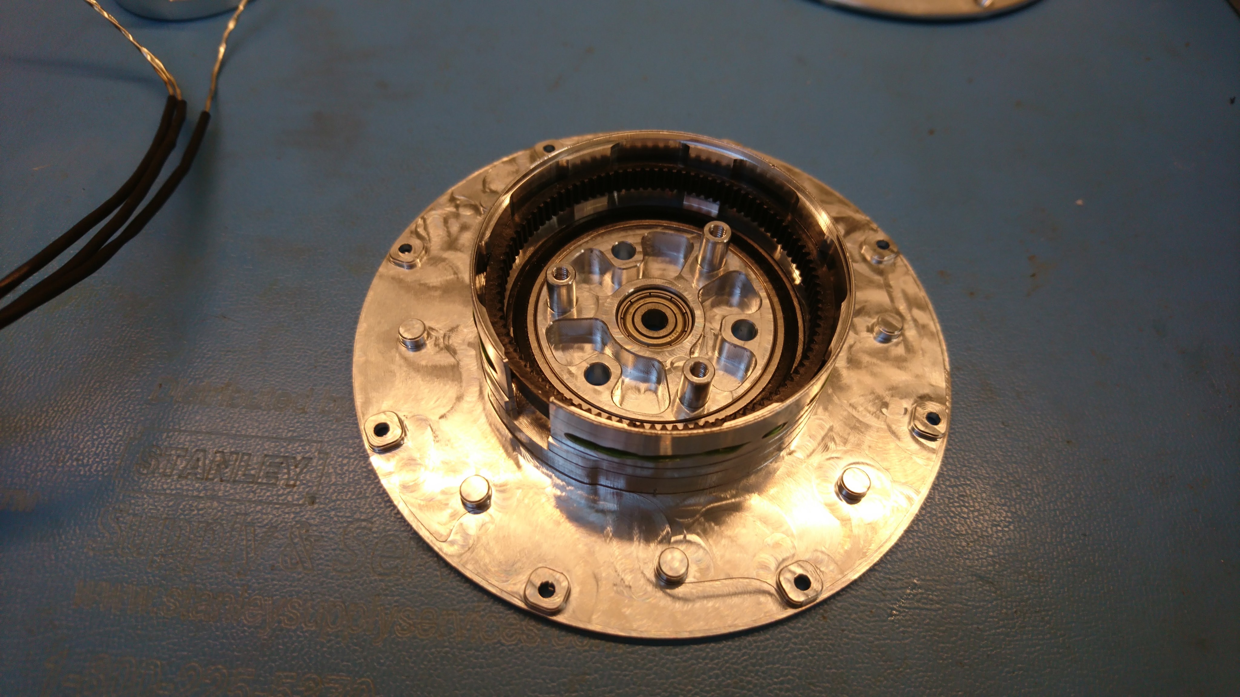 Planet output and ring gear installed