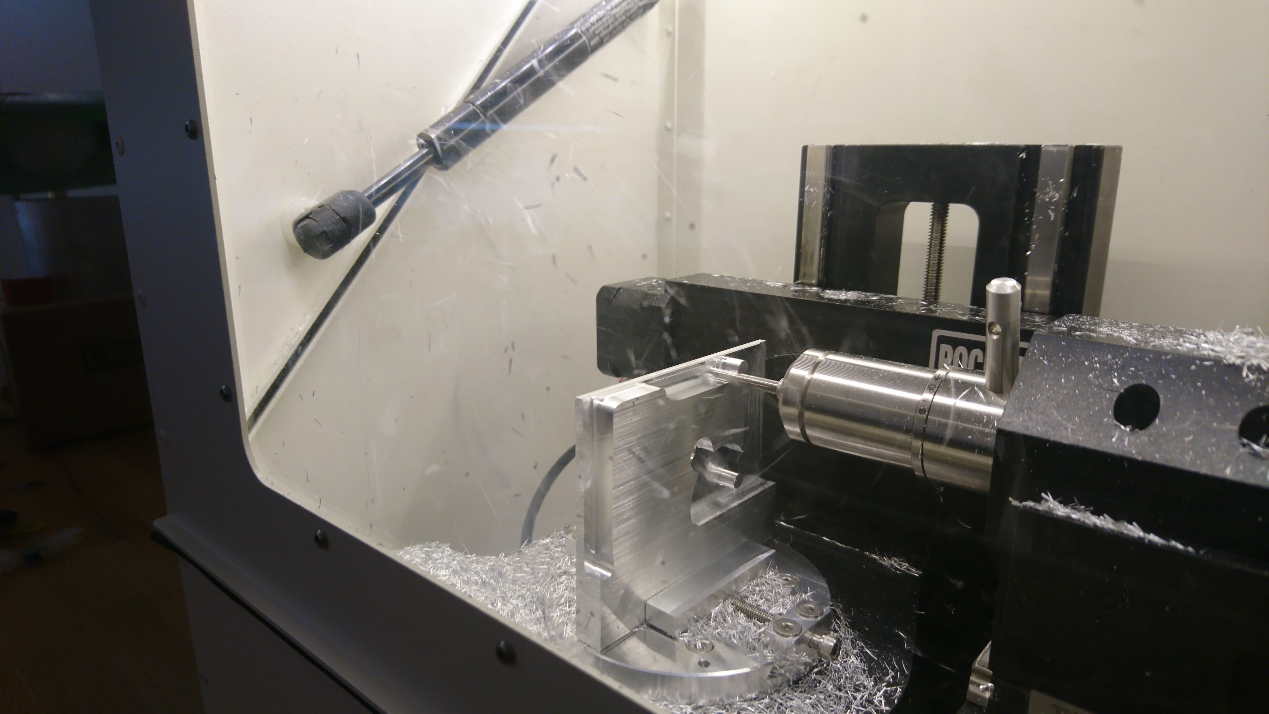 Machining the bracket