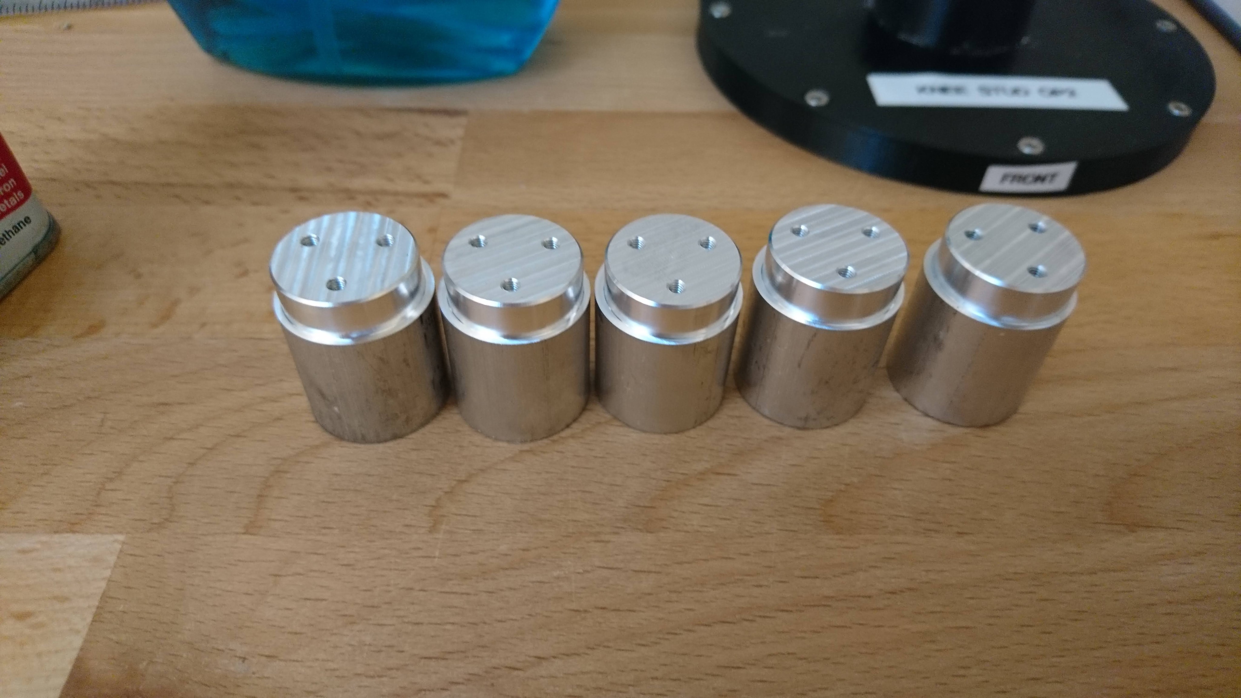 5x knee studs with the first op done