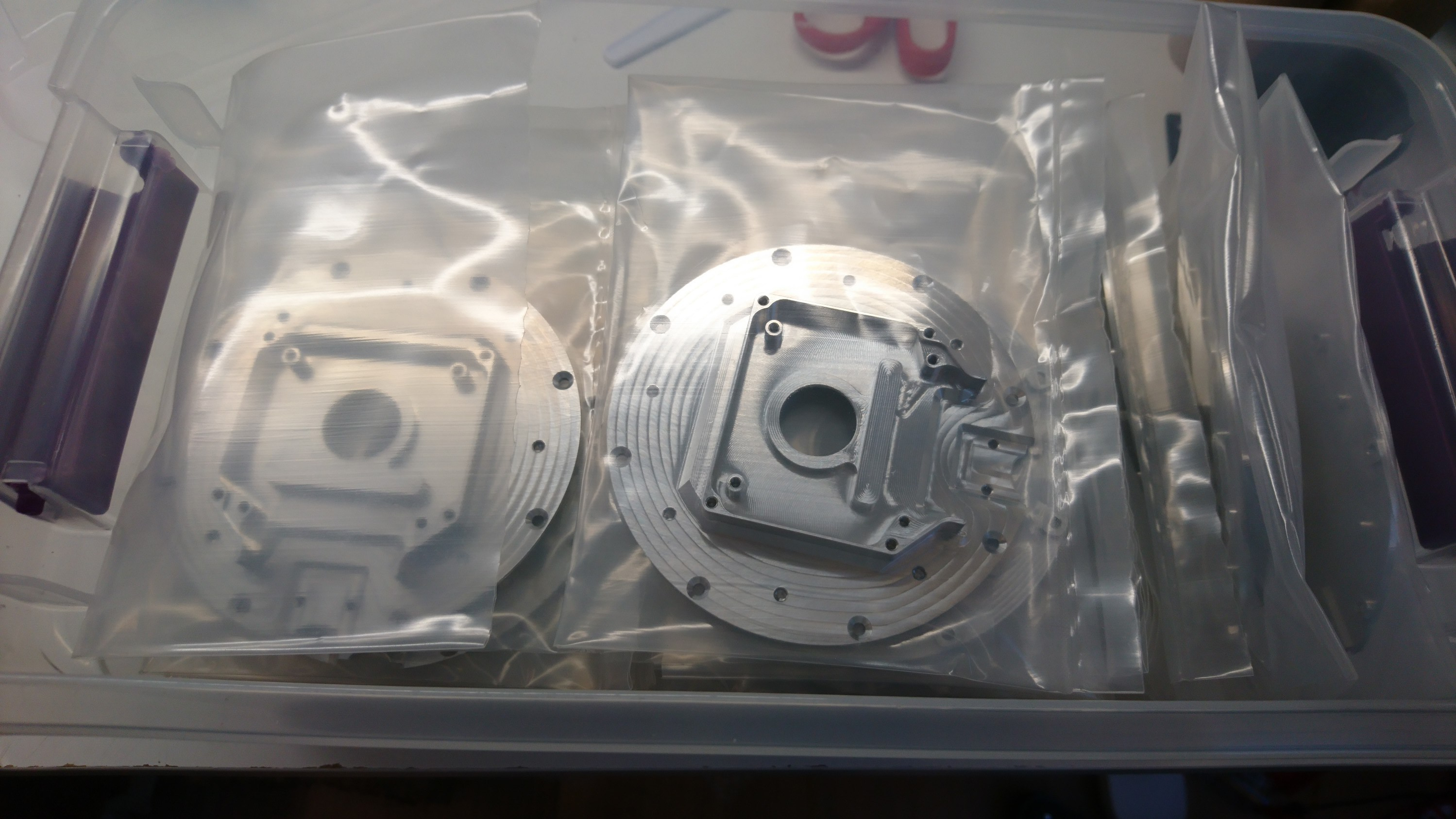 A bunch of back housings