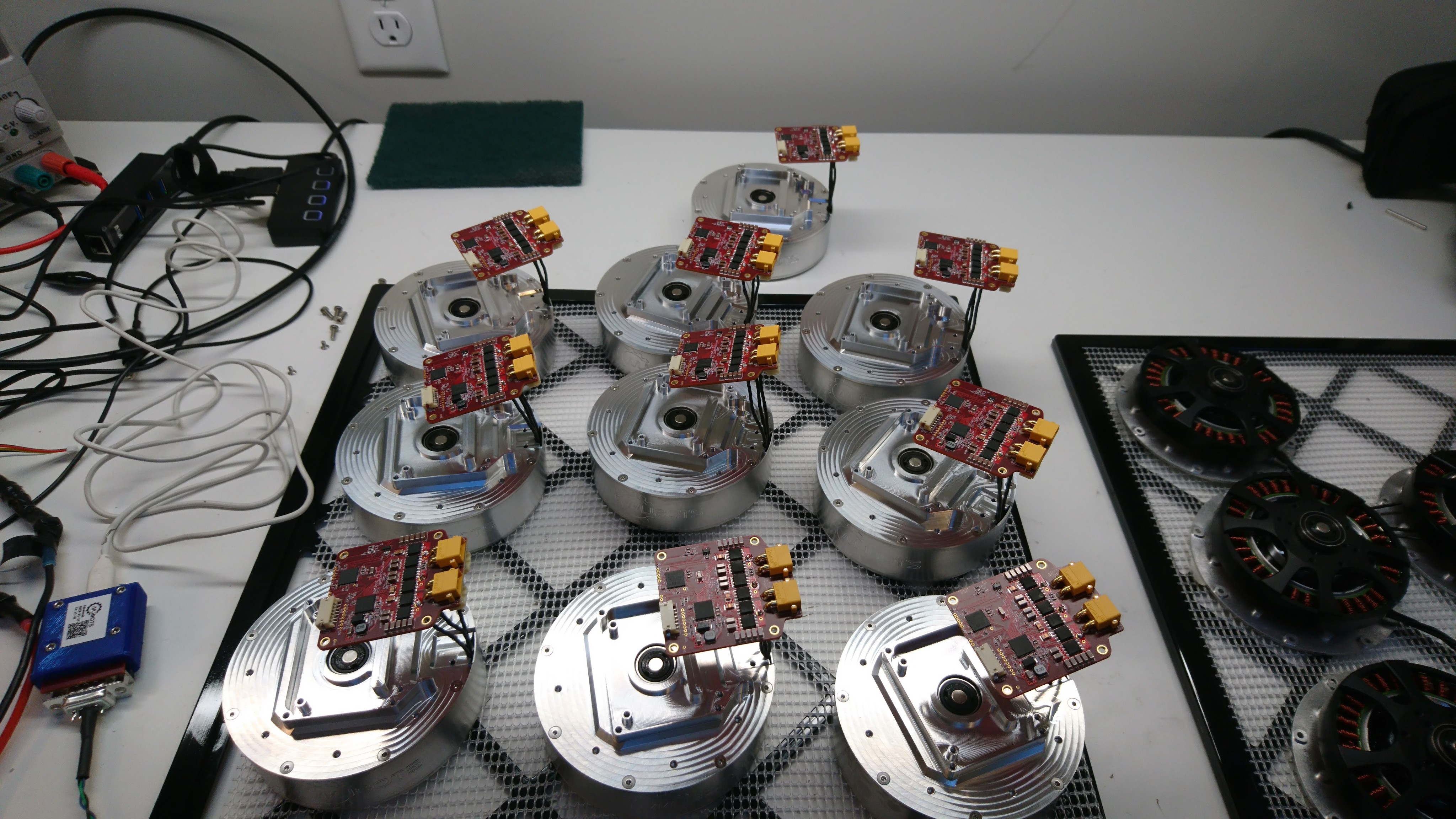 Moteus controller soldered