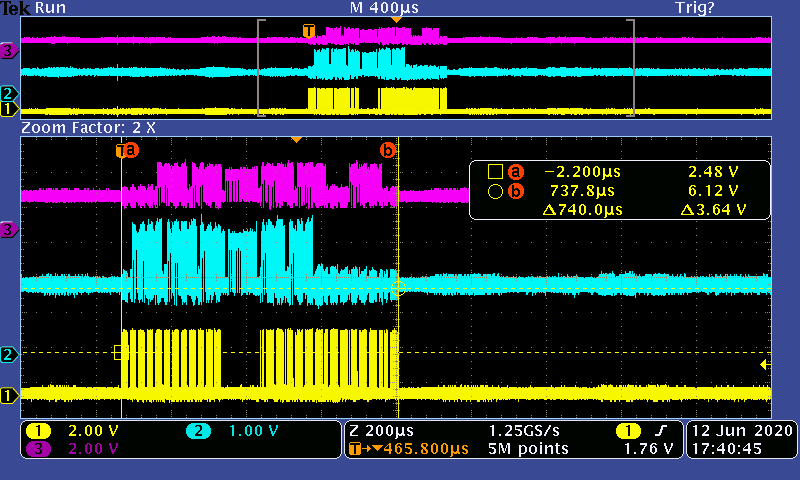 CAN1 SPI clock on bottom, CAN1 and CAN3 bus on top