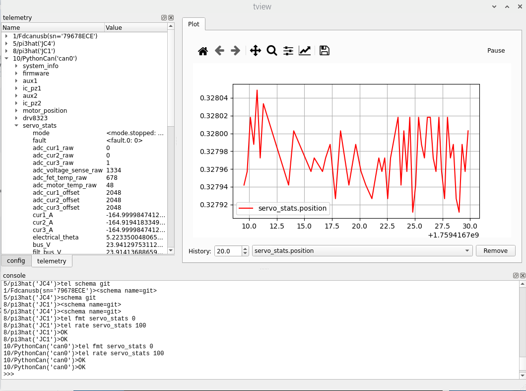 tview operating on devices across multiple transports